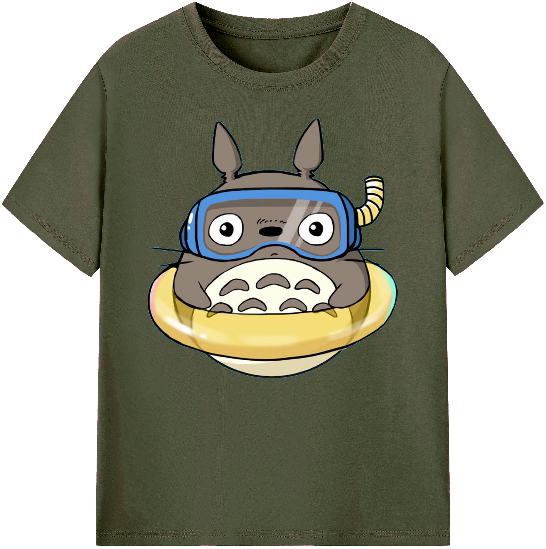 （画像用） となりのトトロ 草壁メイ 草壁サツキ My Neighbor Totoro Satsuki Kusakabe Mei Kusakabe 綿100％ メンズ半袖Tシャツ｜肌触りやわらか＆通気性